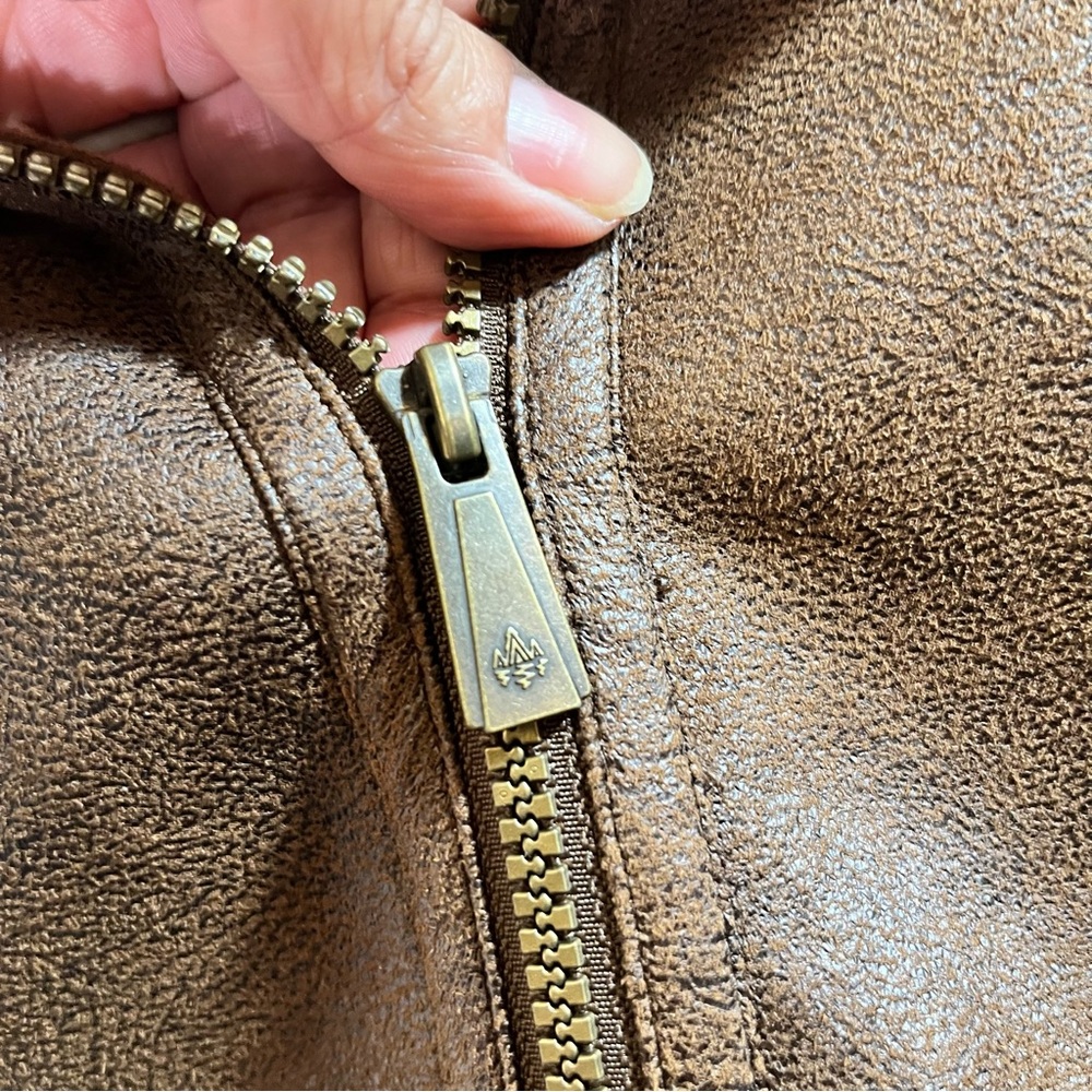 Rainforest Aviator Jacket Brown Lined Jacket Size… - image 4